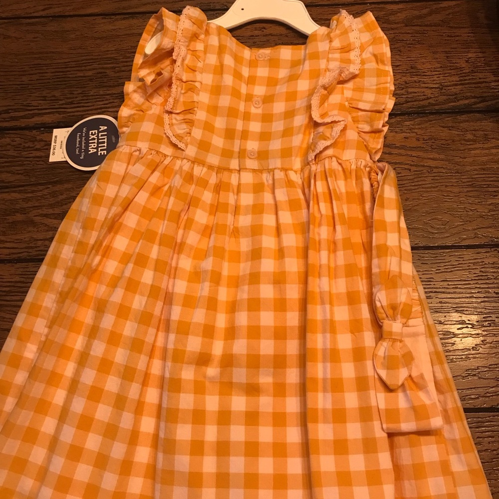 Carter’s Plaid 24m Toddler Dress With Matching Headband